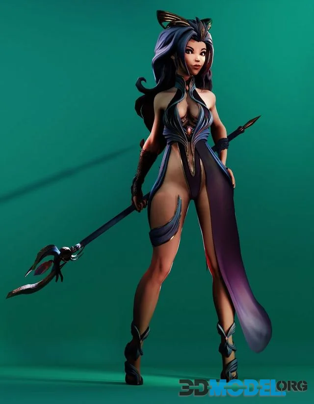 Morgana low-poly (PBR)