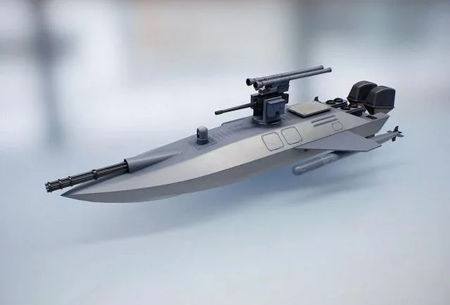 Naval combat drone Low-poly (PBR)