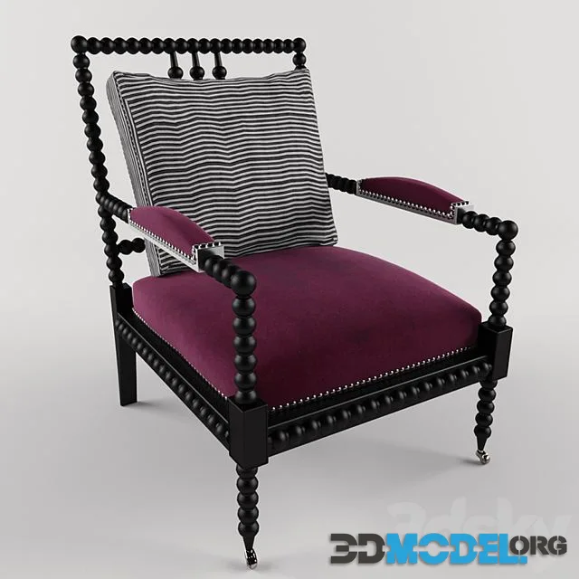 New Bohemian Spindle Chair