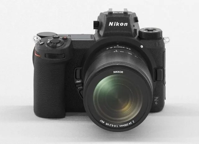 Nikon Z 6II Full Frame Hybrid Digital Camera Low-poly (PBR)