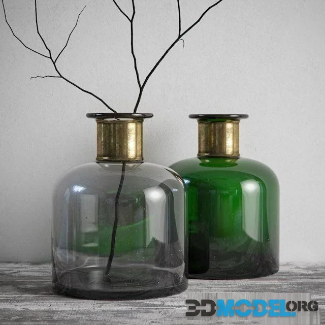 Nordal Ring deco bottles