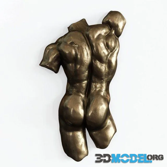 Nude Torso Wall Sculptures
