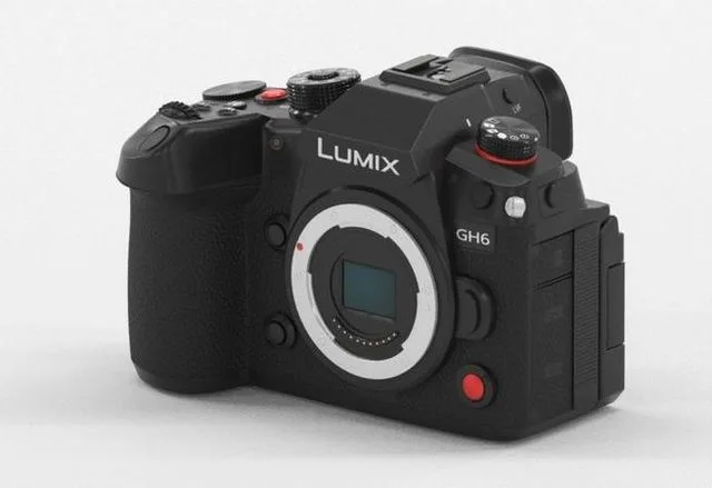 Panasonic LUMIX GH6 Body Low-poly (PBR)