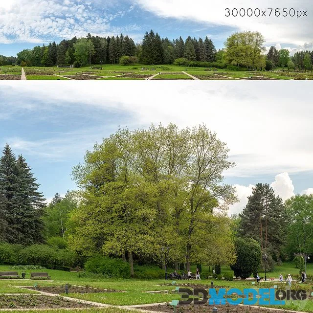 Panorama from the park v2. 30k
