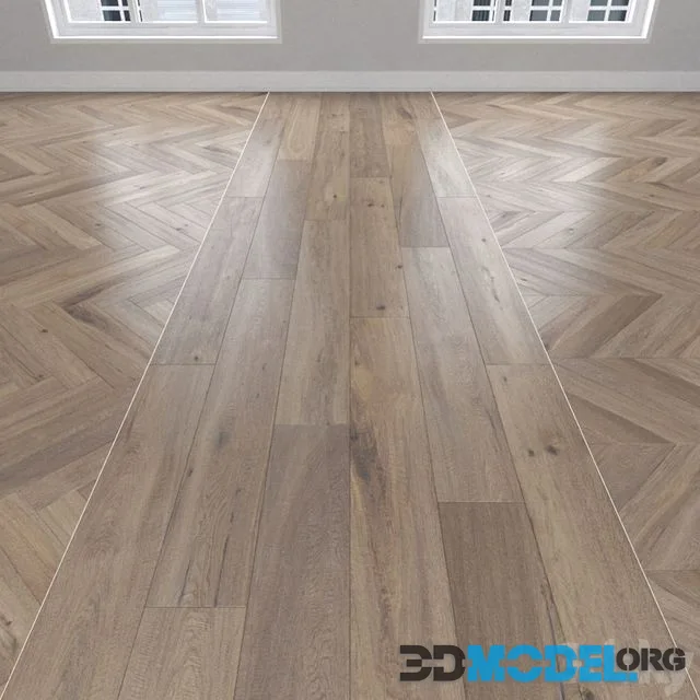 Parquet Oak smoked 3 kinds herringbone, linear, chevron
