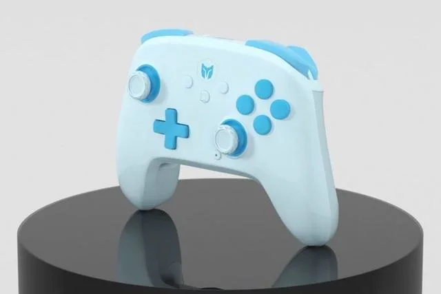 PC Gaming Controller Wireless Controller with Custom Button Low-poly (PBR)