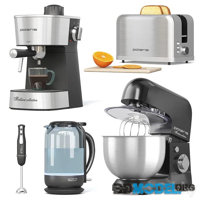 Polaris kitchen appliances set