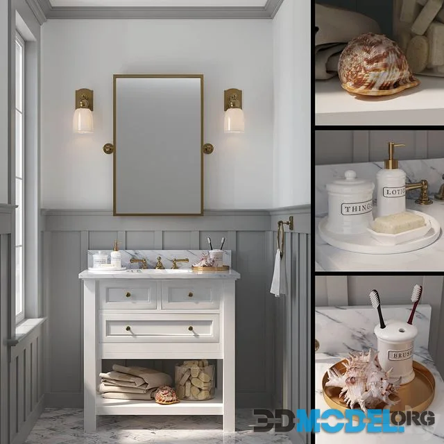 POTTERY BARN – CLASSIC SINGLE SINK VANITY