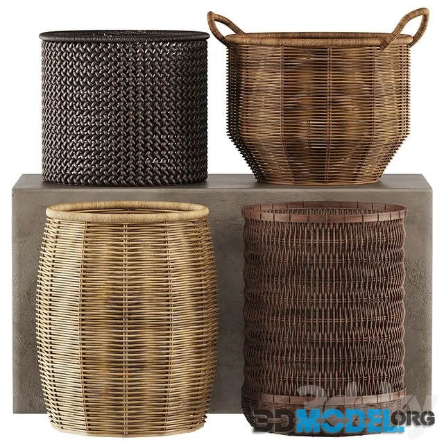 Rattan Baskets 01