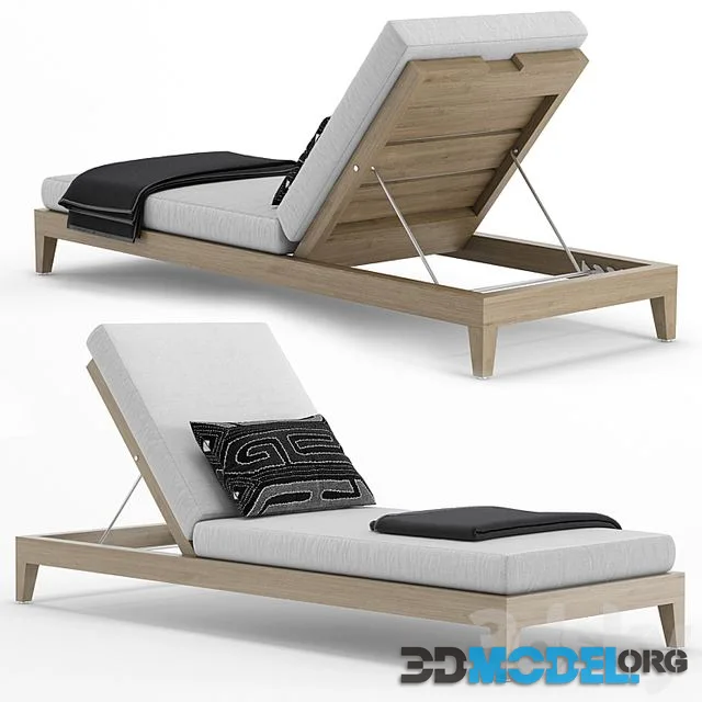 RH Outdoor Baimain chaise