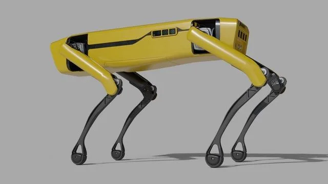 Robot Dog Low-poly (PBR)