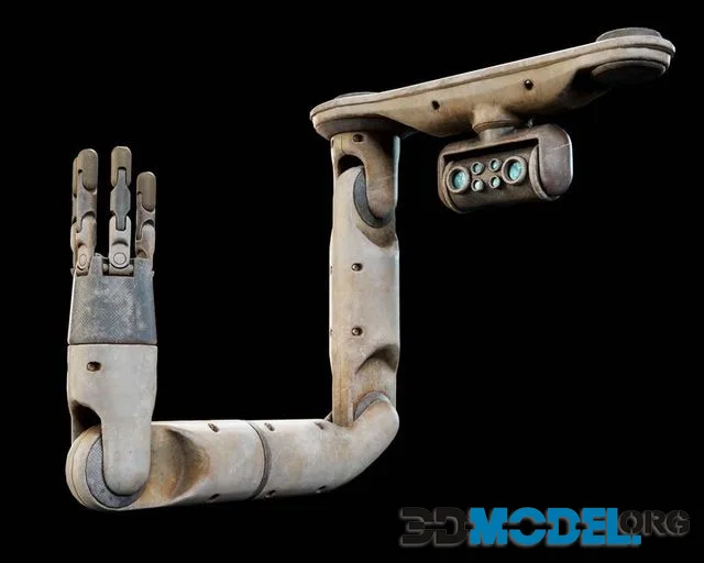 Robotic Arm MK1 Low-poly (PBR)