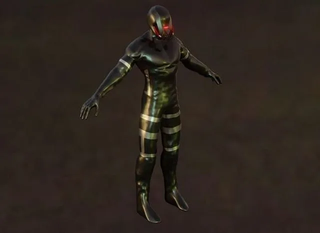 Sci-Fi Character Low-poly (PBR)
