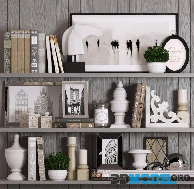 Serveware decor set