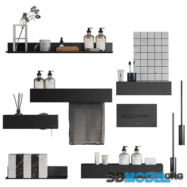 Set of accessories from italian brand