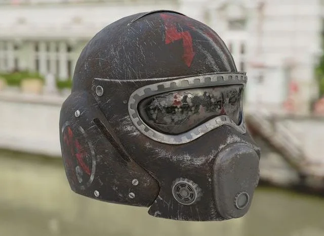 Spartan helmet Metro 2033 Low-poly (PBR)