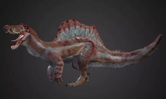 Spinosaurus dinosaur Low-poly (PBR)