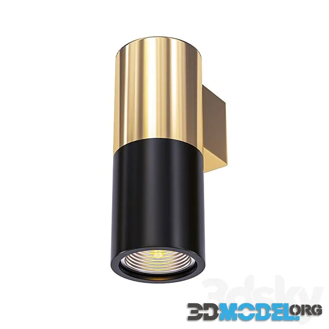 Spot Illumination Sconce Black & Copper