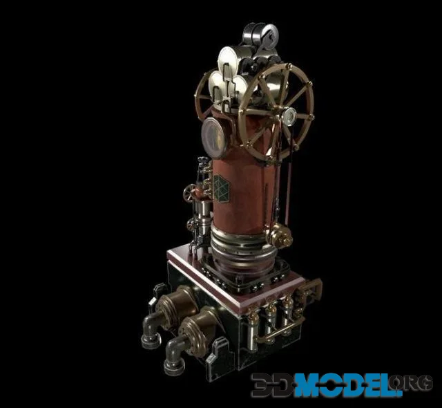SteamPunk Machine (PBR)