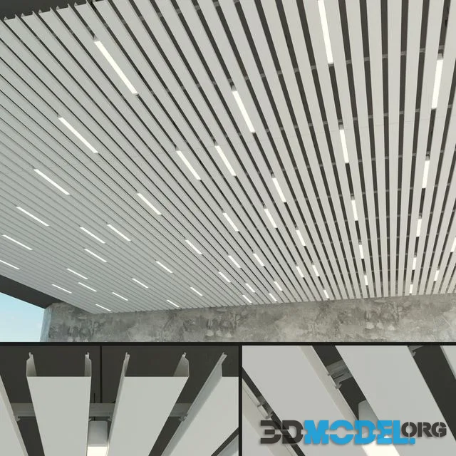 Suspended ceiling rack. 8