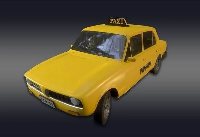 Taxi Yellow Cab (PBR)