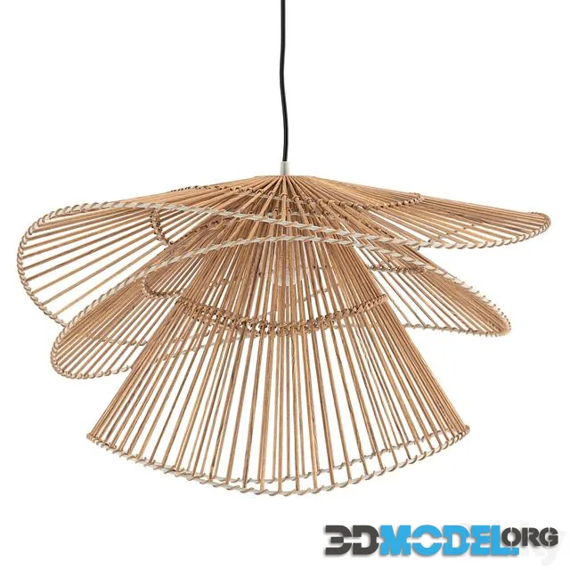 Three Tiers Bamboo Pendant Lights