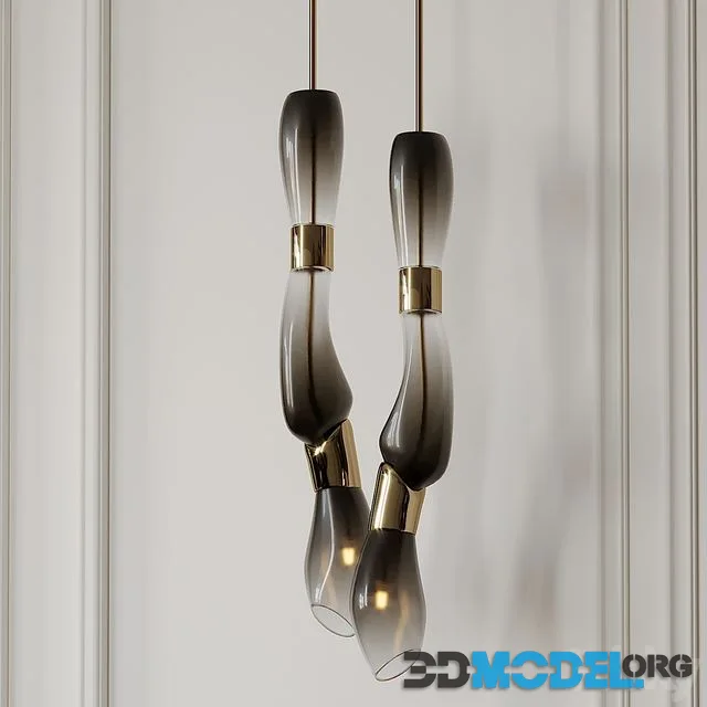 Vincenzo De Cottis Pendant Lamp by De Cotiis