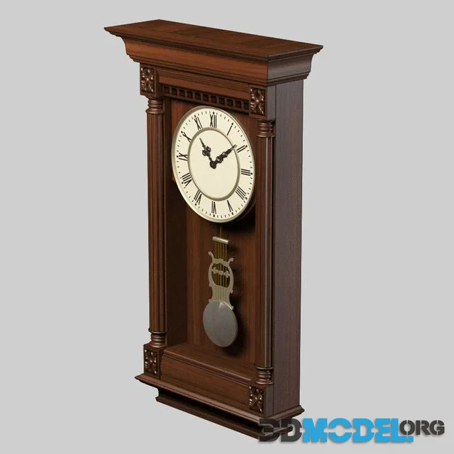wall clock with pendulum
