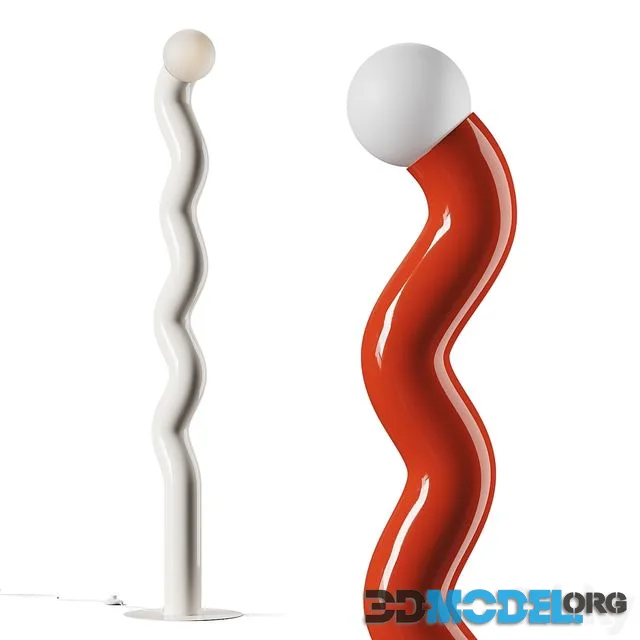 Westwing Collection Vloerlamp Memphis Floor Lamp