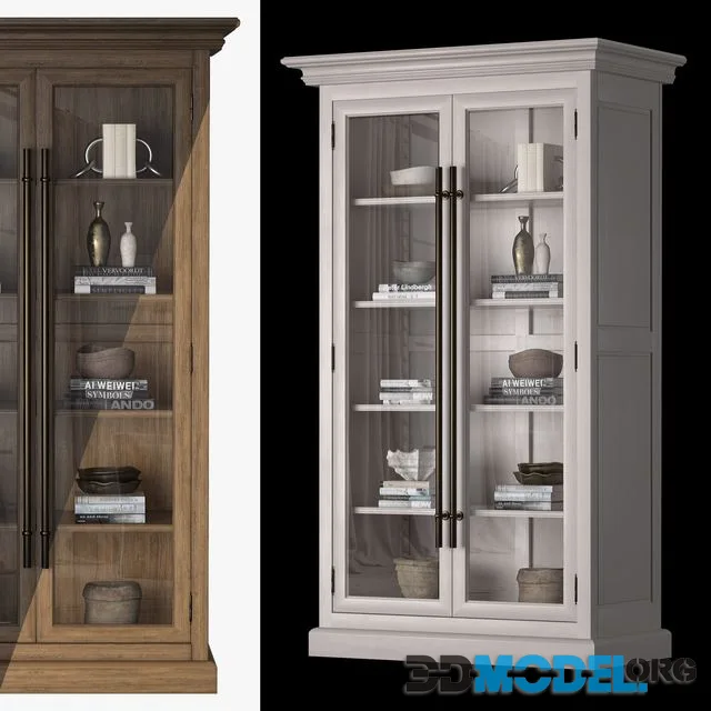 Wide cabinet 20th C  2door