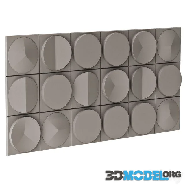 Wooddi 3D Blocks Wall Panel Сlock HLS6012-3A
