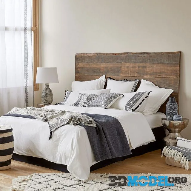 Zara Home Linen Collection Bedding + Greco Strom Bed # 7