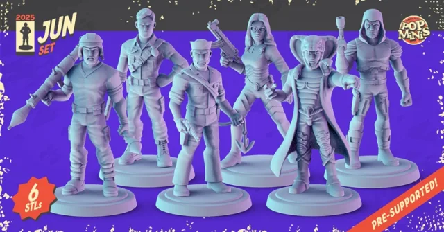 Pop Minis June 2025 – Printable