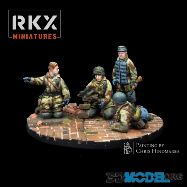 Rkx Miniatures - Fallschirmjager MG34 Team – Printable