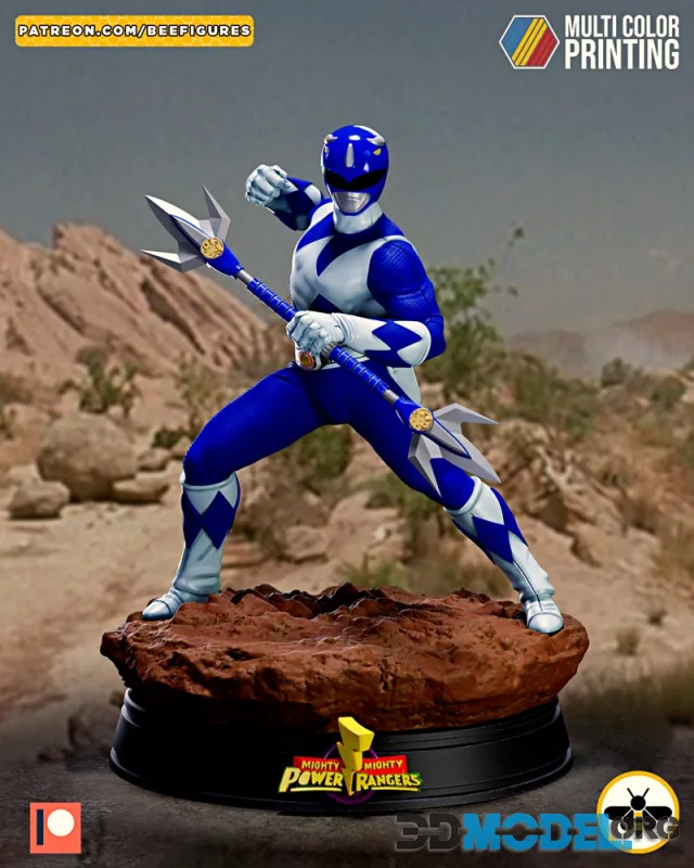 Bee Figures - Power Rangers Blue – Printable