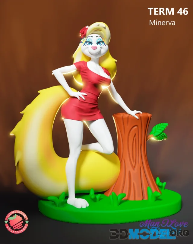 Man I Love Figures - Minerva Mink Animaniacs – Printable