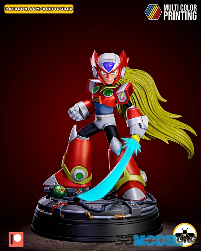 Bee Figures - Zero - Megaman – Printable