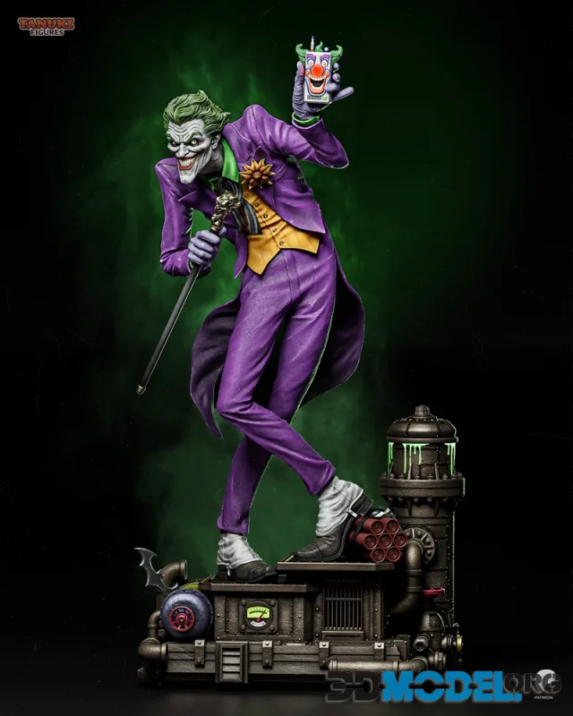 Tanuki Figures - Joker Batman Fullsize – Printable