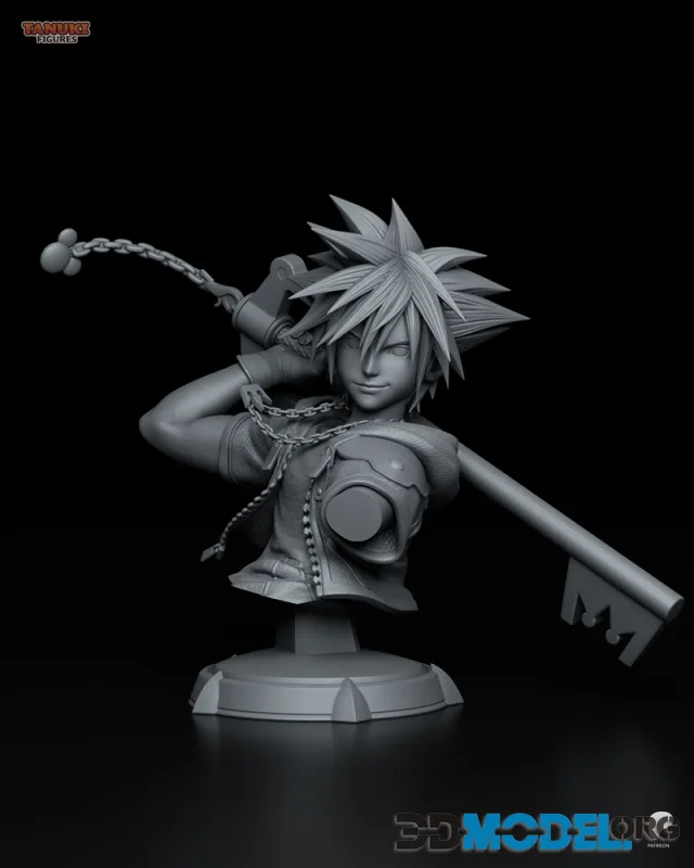 Tanuki Figures - Sora Bust – Printable