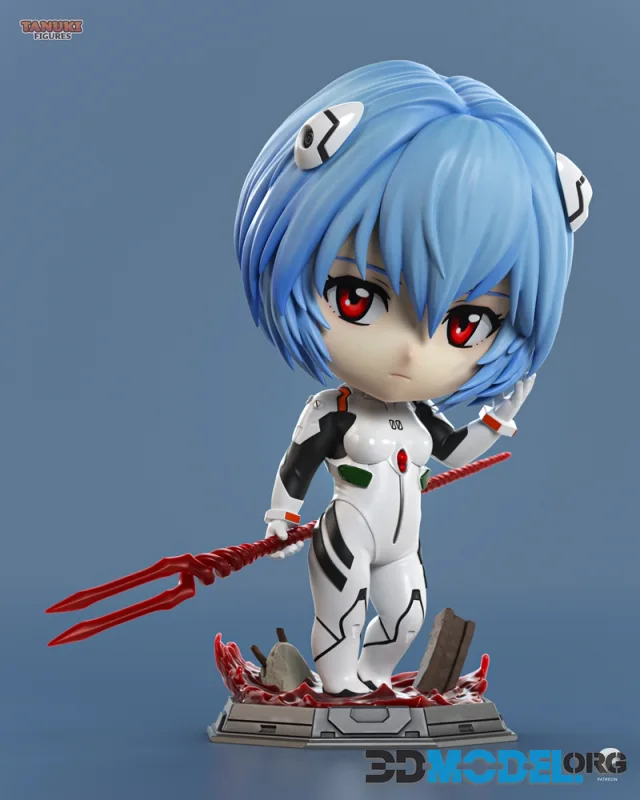 Tanuki Figures - Rei Chibi – Printable