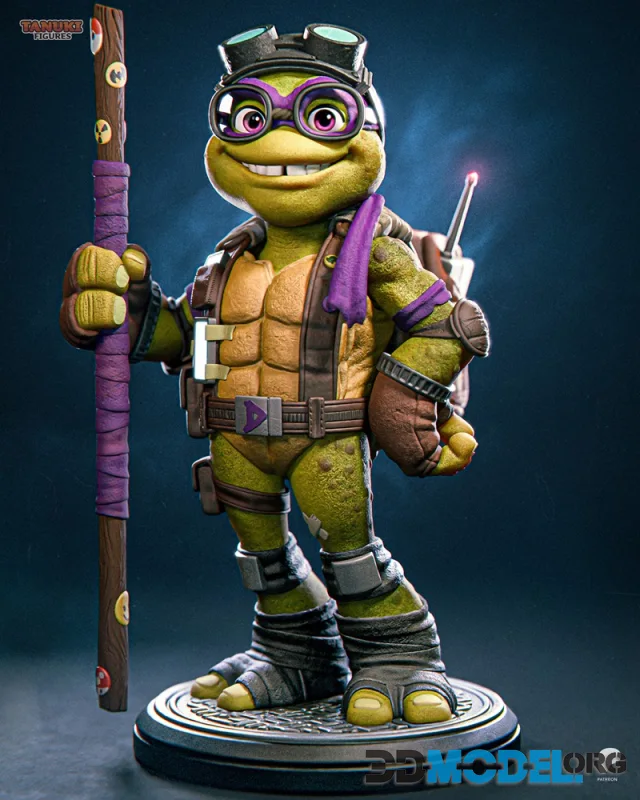 Tanuki Figures - Donatello Toon – Printable