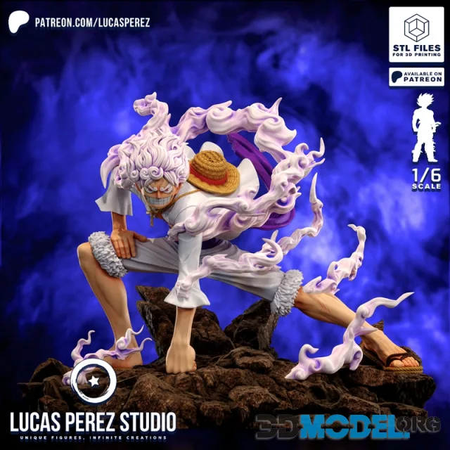 Lucas Perez - Luffy - Gear 5 – Printable