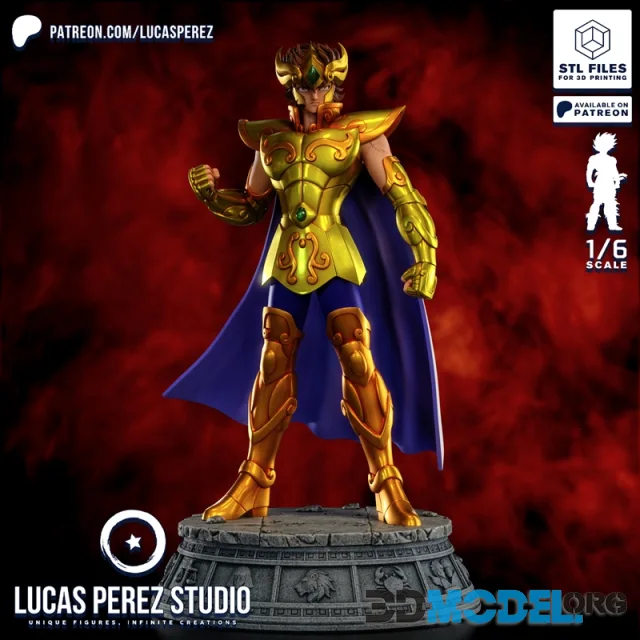 Lucas Perez - Aiolia - Leo Gold Saint – Printable