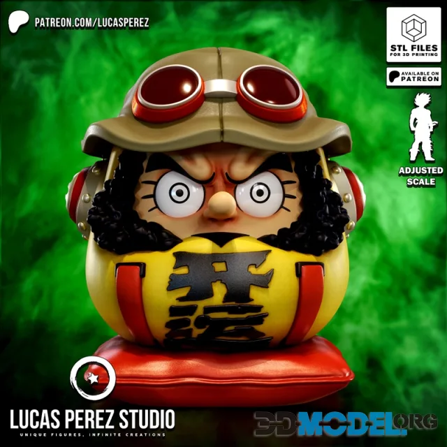 Lucas Perez - Usopp Daruma – Printable