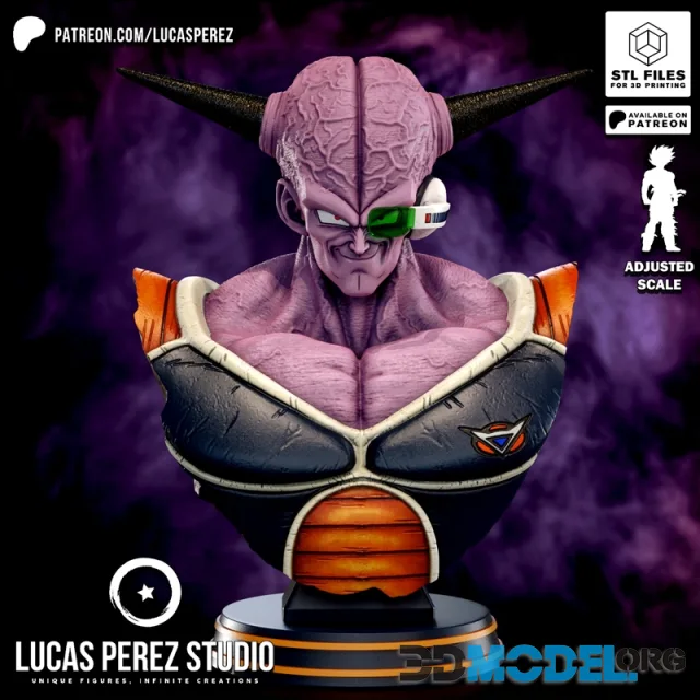 Lucas Perez - Captain Ginyu Bust – Printable