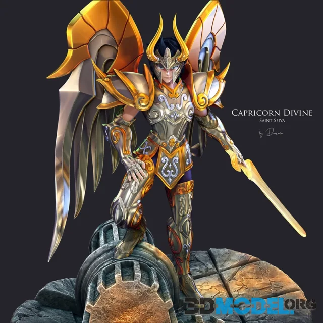 Saint Seiya - Capricorn Shura Divine – Printable