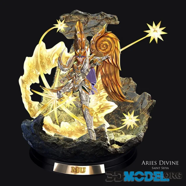 Saint Seiya - Aries Mu Divine – Printable