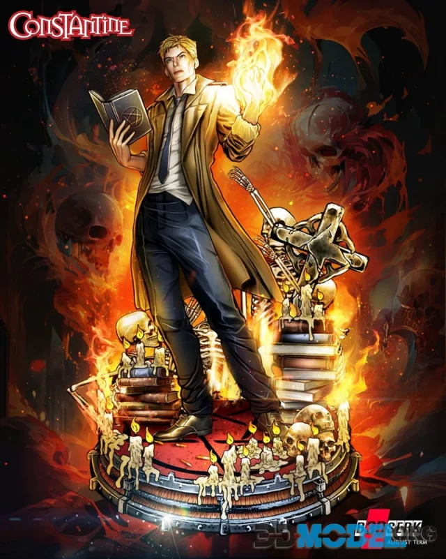 B3dserk - Constantine Sculpture – Printable