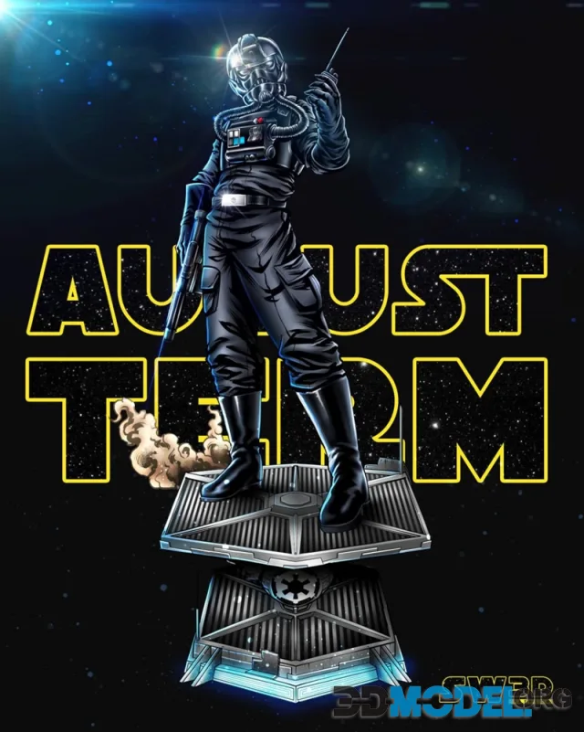 SW3D - Elite Tie Fighter Sculpture – Printable