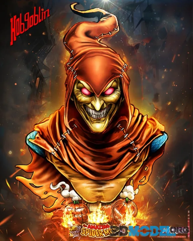 Wicked - Hobgoblin Portrait Bust – Printable